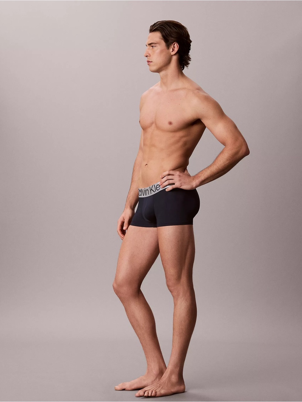 Calvin Klein Men’s Microfiber Stretch Steel Low Rise Trunk Underwear Like New - Picture 7 of 7